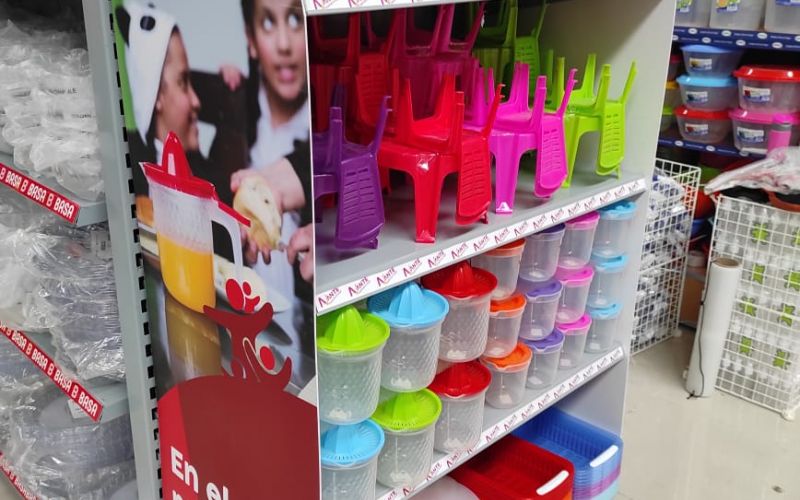 Góndolas en tiendas